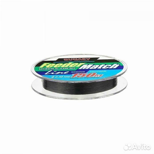 Леска Dunaev FeederMatch Black 0.30мм (8,3 кг) 150