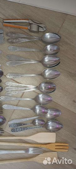 Вилки, ложки мельхиор и нержавейка СССР