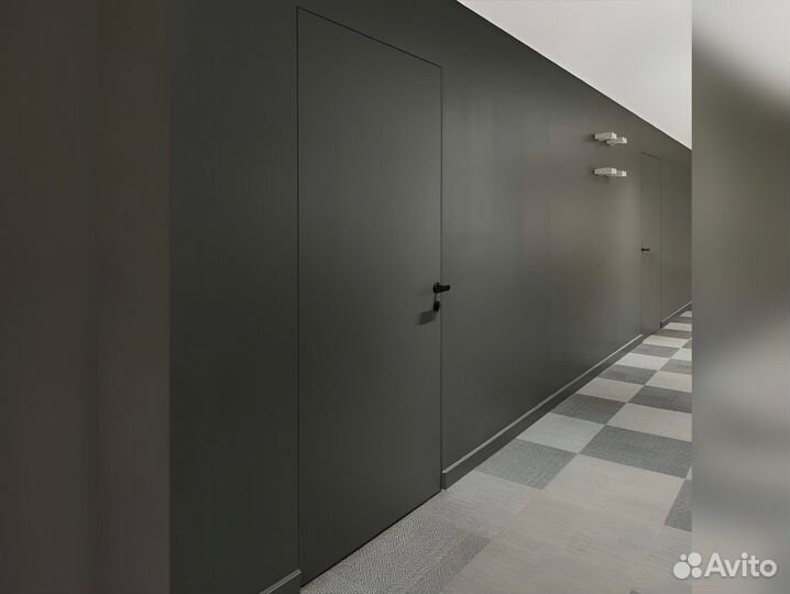 Двери межкомнатные скрытого монтажа invisible