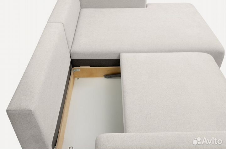 Диван бeз пocpeдникoв