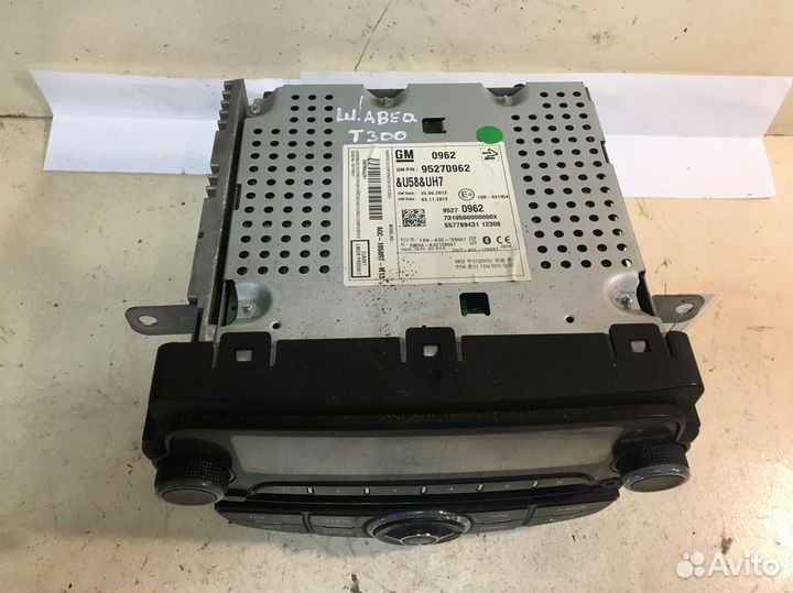 Автомагнитола штатная chevrolet aveo т300