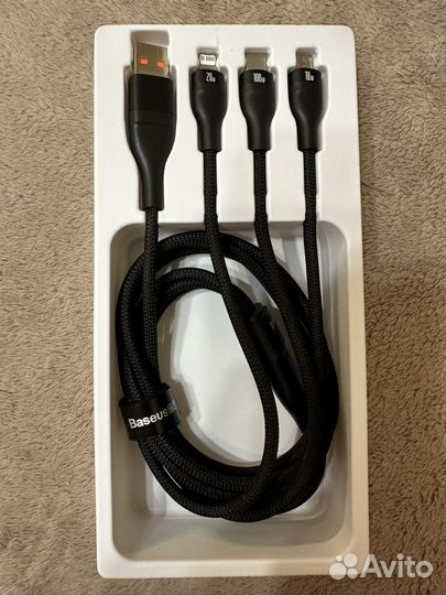 Кабель Baseus 3 в 1