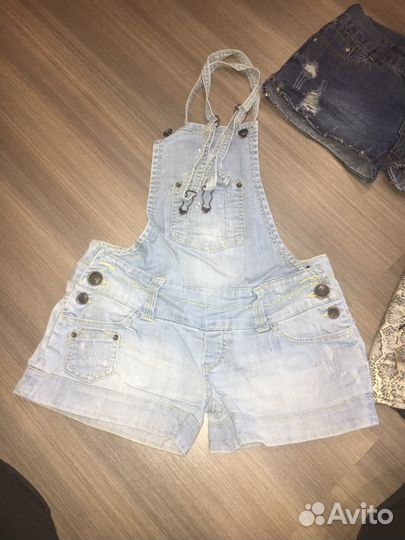 Комбинезон кожаный (эко кожа) ромпер шорты