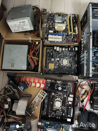 Компьютерные комплектующие одним лотом