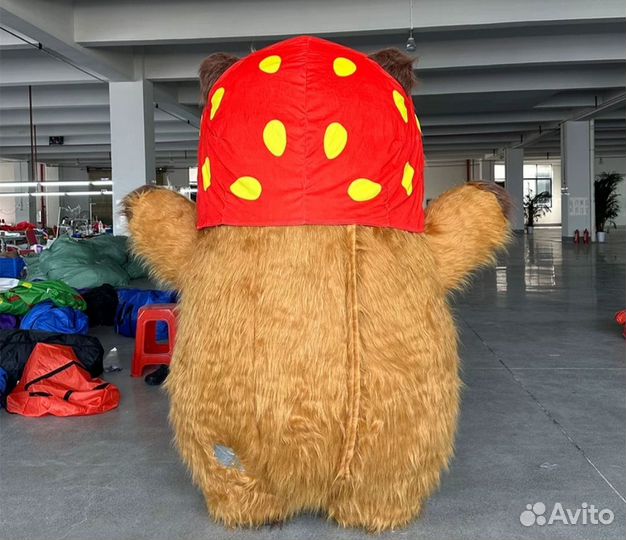 Ростовой костюм Капибара ростовая кукла. Новый