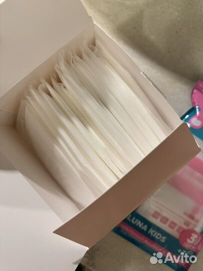 Вкладыши для груди manu+пакеты для молока