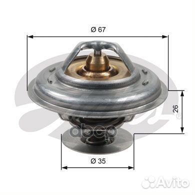 Термостат audi 80/90/100 / VW Crafter/LT/Multiv