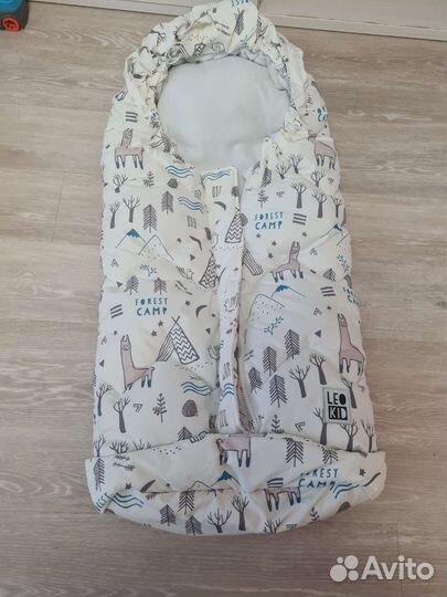 Зимний конверт в коляску leokid до 3хлет