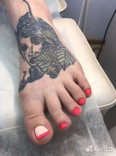 Педикюр гель лак, маникюр, наращивание