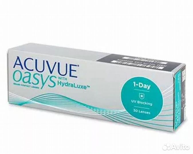 Линзы контактные Acuvue oasys однодневные