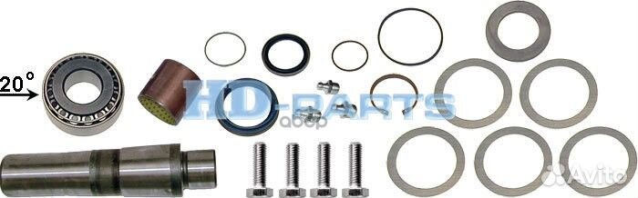 Рмк шкворня 40/45/55 x 223 mm Scania 94-144/T11