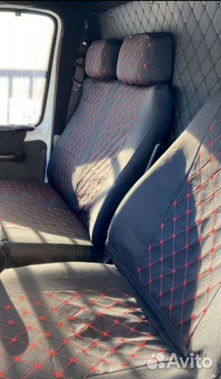 Чехлы на сидения ваз, LADA с вышивкой ромбом