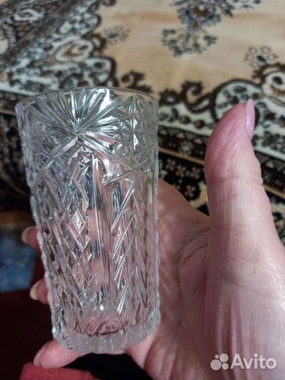 Графин и стаканчики хрустальный СССР