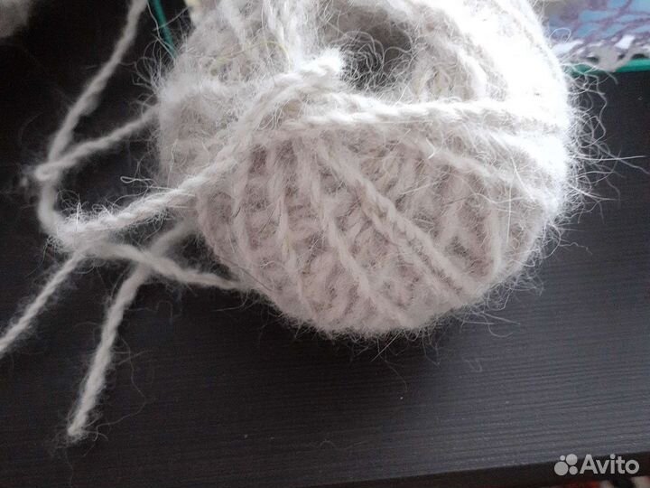 Пряжа и пуха аляскинского маламута