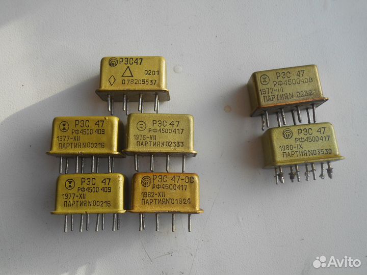 Реле рэс47 рэс8 и другие