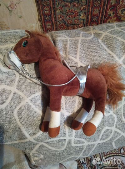 Мягкая игрушка лошадка