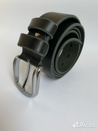 Мужской кожаный ремень ручной работы с гравировкой