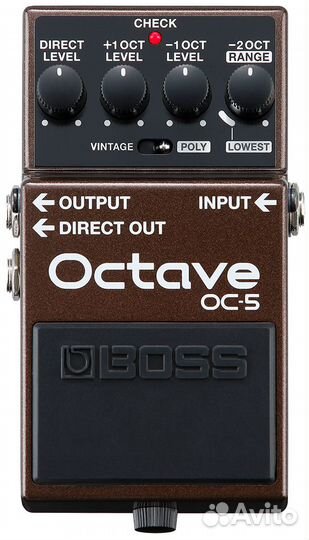 Boss OC-5 гитарная педаль октавер