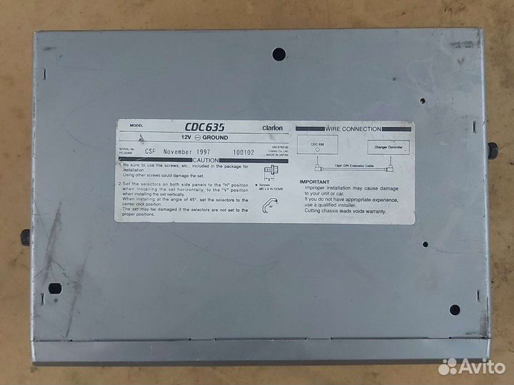 Cd чейнджер Clarion CDC635