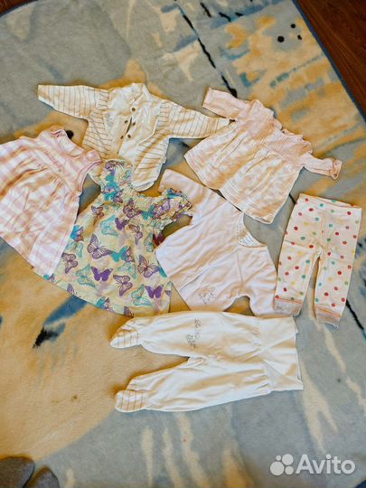 Детские вещи пакетом для девочек