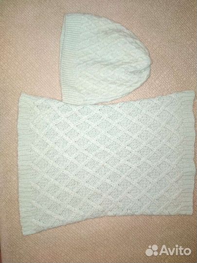 Шапочка и снуд h&m