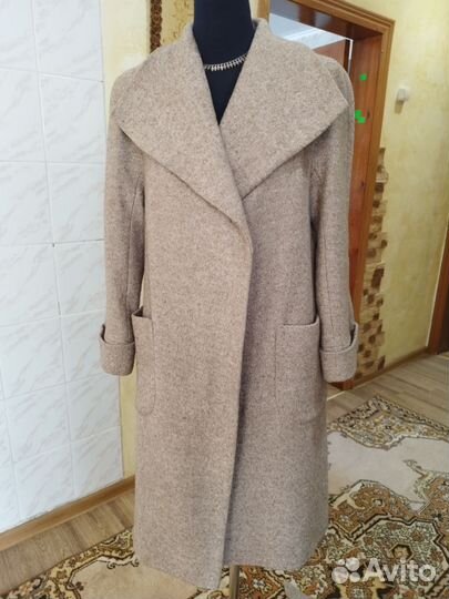 Пальто женское демисезонное 46 48 длинное