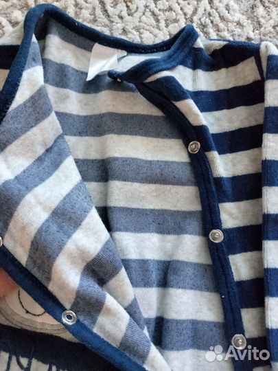 Детские комбинезоны слипы утеплённые 74- 86