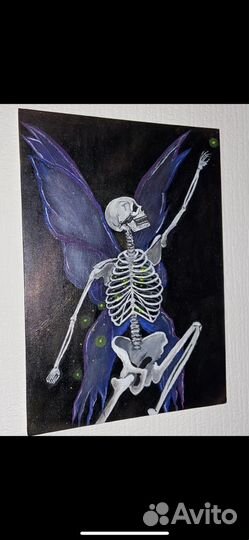 Картина скелет