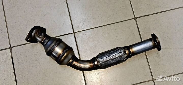 Труба приемная hover h3,h5 дв. 4g63 c катал