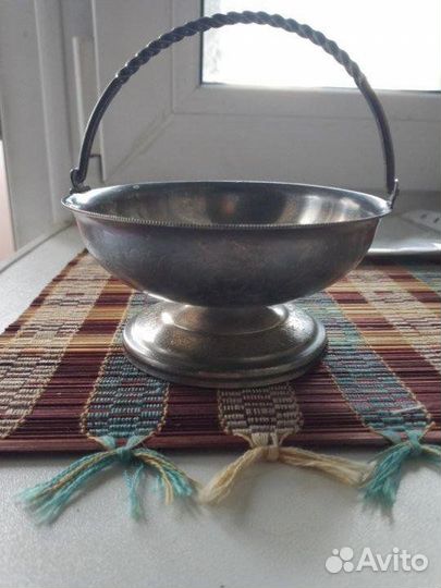 Сахарница,Конфетница Мельхиор СССР