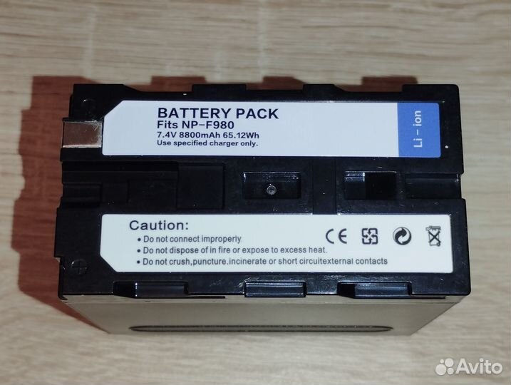 Sony NP-F960, NP-F970, NP-F980 (аналог) Новый