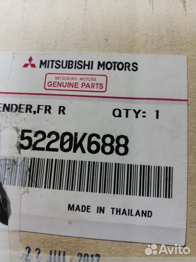 Крыло Mitsubishi Pajero Sport 3 5220K688