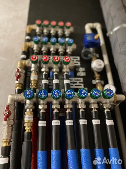 Монтаж систем отопления и водоснабжения