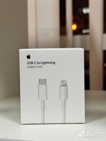 Оригинальный блок и шнур iPhone