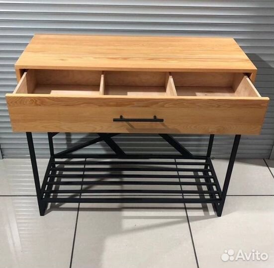 Консоль - обувница лофт