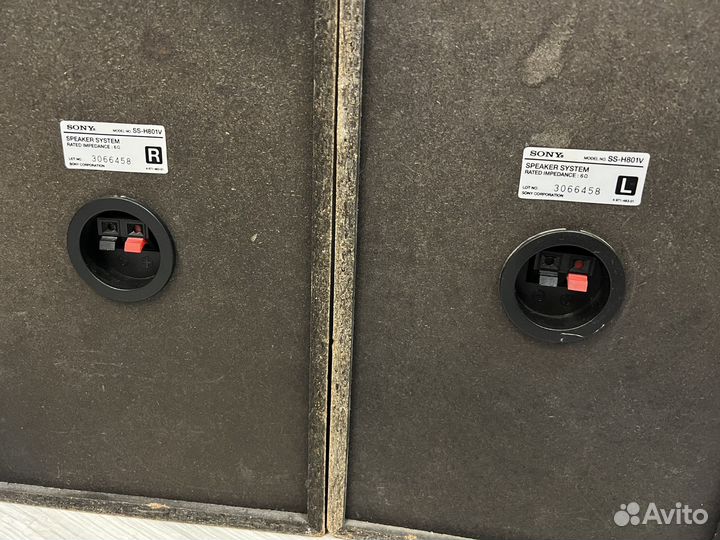 Колонки sony ss h801v
