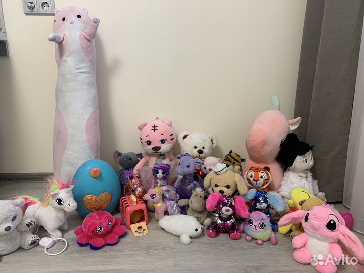 Мягкие игрушки пакетом