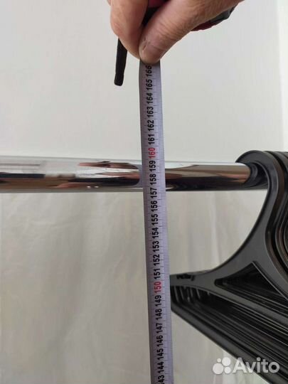 Вешалка напольная металл хром