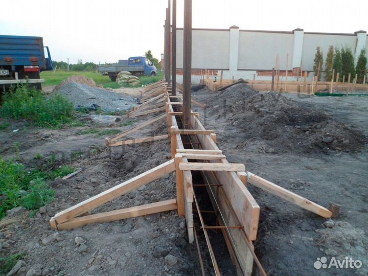 Фундаменты для заборов