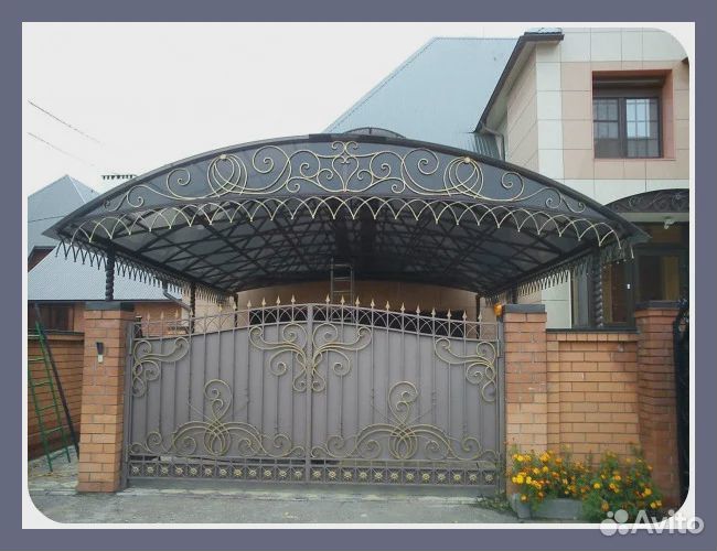 Навес для дачи