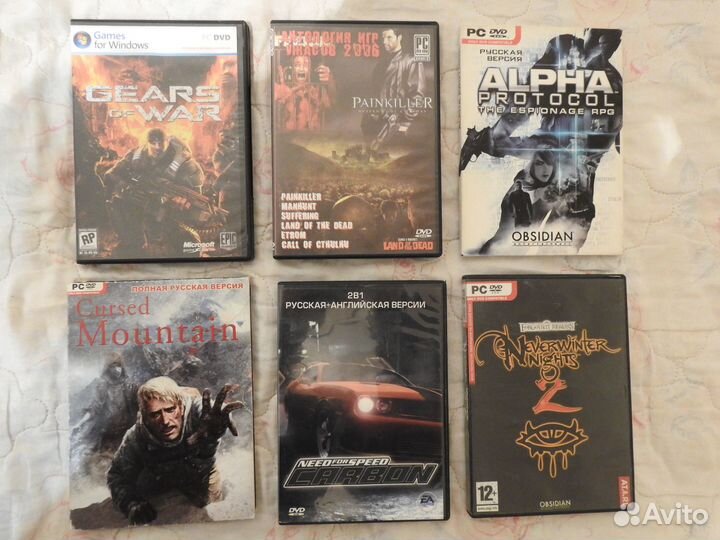 Диски с играми для пк(PC), Разные жанры