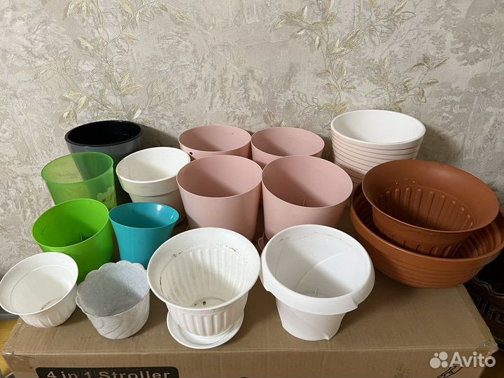 Горшки для цветов растений. Кашпо