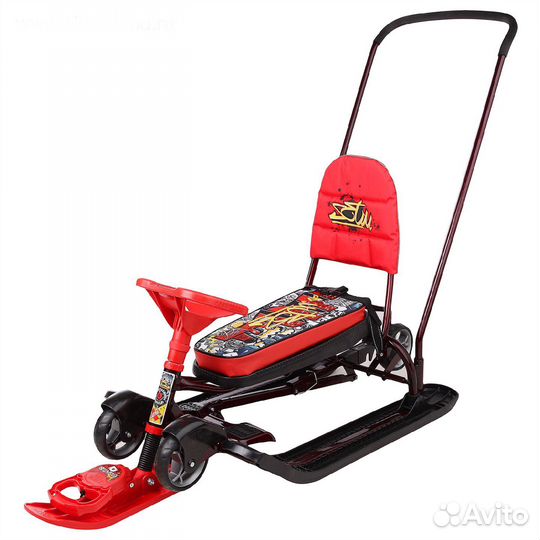 Снегокат Тимка Спорт 6 с колесами