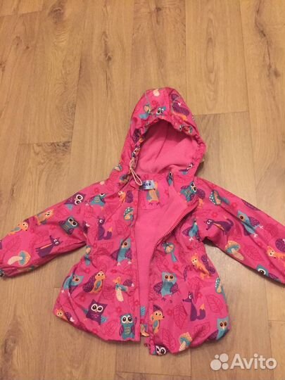 Ветровка для девочки 80 и флисовые кофты 12-24