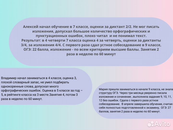 Репетитор по русскому языку