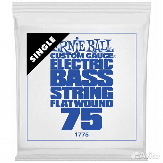 Ernie ball 1775 Flatwound.075 - Струна одиночная