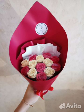 Съедобные букеты шоколадных роз