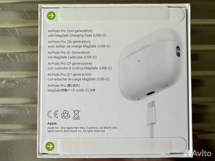 Apple AirPods Pro 2 USB-C новые оригинал