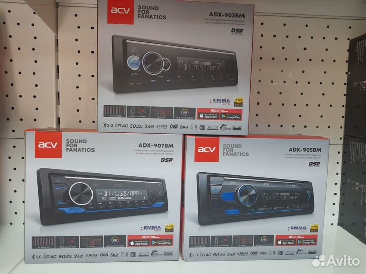 Автомагнитола процессор ACV ADX-905BM DSP