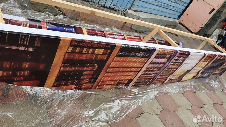 Баннер 3х1.8 книжные полки